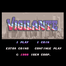 Vigilante (World, set 1) Title Screen